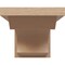 Ekena Millwork 5"W x 10"D x 5"H Wide Emerson Rough Cedar Woodgrain TimberThane Corbel, Primed Tan CORUR05X10X05EMRRCPR - alternate 4